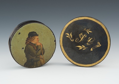 An Antique Hand Painted Snuff Box and