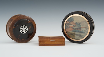 Three Antique Snuff Boxes Including  134243