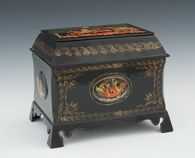 A Large Russian Lacquer Box The 134244