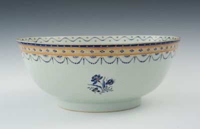 A Chinese Export Porcelain Punchbowl