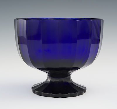 An Austrian Cobalt Glass Pedestal 13429d