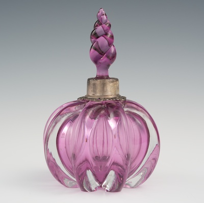 A Purple Glass Perfume with Birmingham 13429e