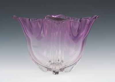 A Steuben Grotesque Glass Bowl 1342bc