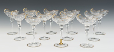 Twelve Very Unusual Crystal Goblets 1342d2