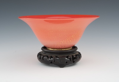 A Delicate Murano Glass Bowl Blown 1342d4