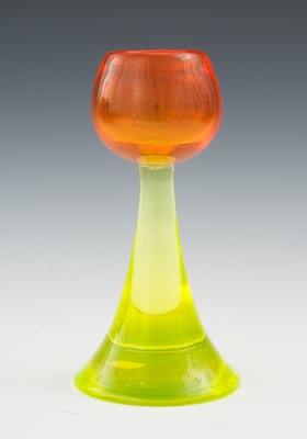 A Murano Glass Goblet Mid 20th 1342d5