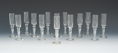Fourteen Airtwist Cordial Glasses