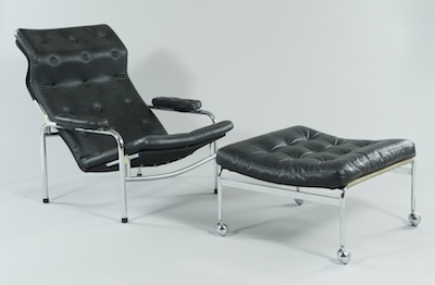 A Lounge Chair and Ottoman Designed 13430b