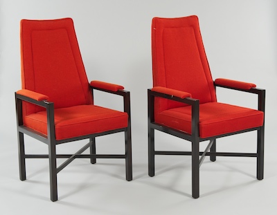 Two Dining Chairs With Arms Made 13430c