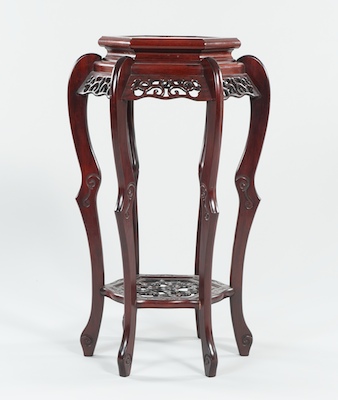 A Modern Oriental Style Wood Pedestal 134320