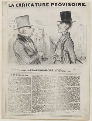 Honore Daumier (French 1808 - 1879)