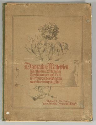 Decorative Malereien in gothischen 1343de