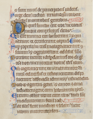 A 13th Century Illuminated Psalter 1343e7