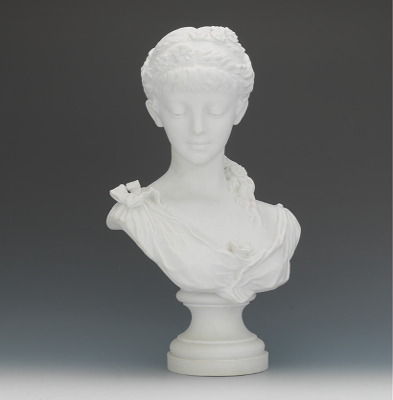A Lovely Parian Portrait Bust of 1343f7