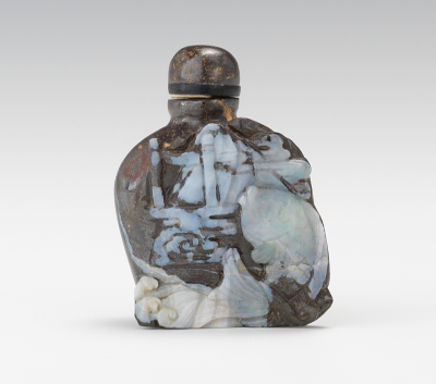 Hardstone Snuff Bottle with Carved 134421