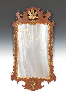 A Federal Style Mirror Intricately