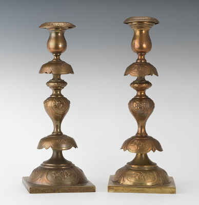 A Pair of Sabbath Candlesticks