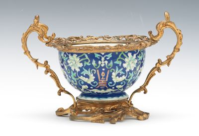 A Chinese Porcelain Bowl with Ormolu 13450b