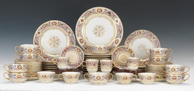 A Partial Sevres Service Ordinaire 13450f