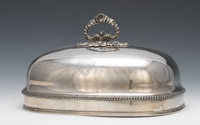 An Antique Silver Plated Warming 134530