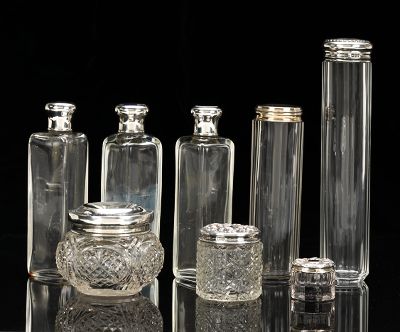 A Collection of British Glass Containers 13453e
