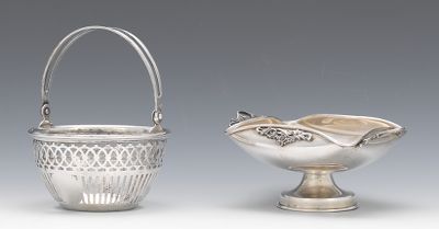 A Sterling Silver Basket and Italian 13454f