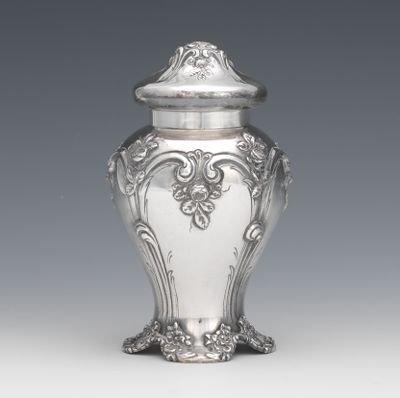 A Sterling Silver Lidded Jar by