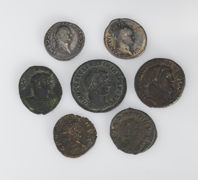 Six Roman Coins