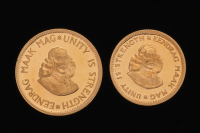 1983 - 1R and 2R Krugerrands 22K Gold
