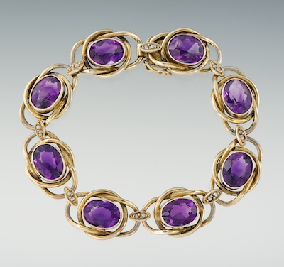 A Victorian Amethyst Seed Pearl 134648