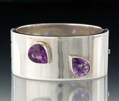 A Mexican Sterling Silver and Amethyst 134643