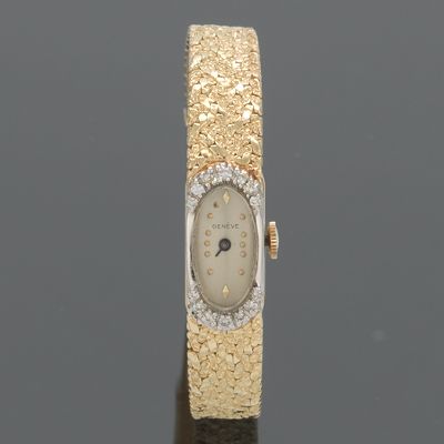 A Ladies' Geneve Gold and Diamond