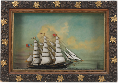 A Large Diorama of the Clipper Ship