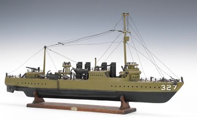 Ship Model of The U.S.S. Preston