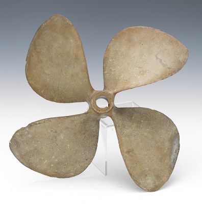 19 Bronze Propeller Unmarked bronze 1346de