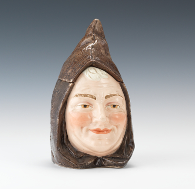 A Monks Head Tobacco Jar Glazed 13472e
