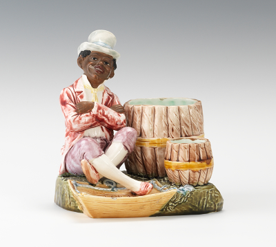 A Majolica Black Americana Figural 134741