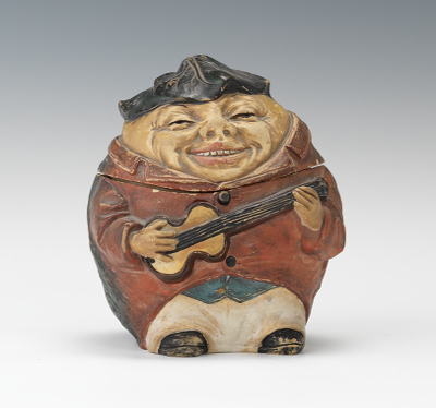 A Johann Maresch Melon-Man Figural Humidor