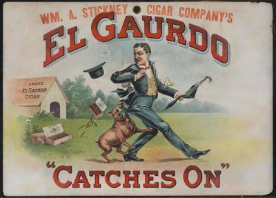 El Guardo Catches On Cigar Advertisement 134785