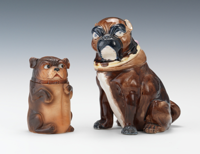 Two Bulldog Figural Humidors Including 1347a3