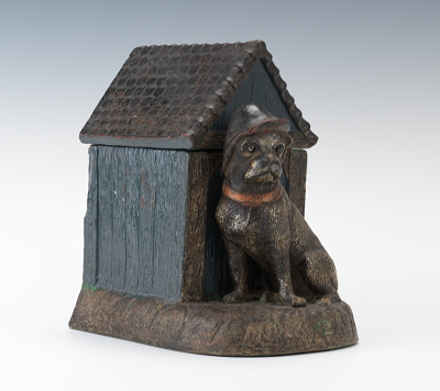 A Figural Tobacco Humidor Dog and 1347b2