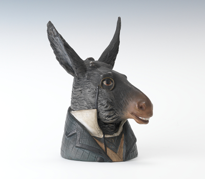 Figural Donkey Head Humidor Large