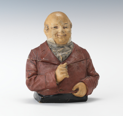 A Johann Maresch Waist-up Figural Humidor