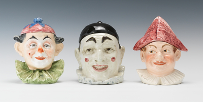 Joyful Clowns Three Clown Head 13484a