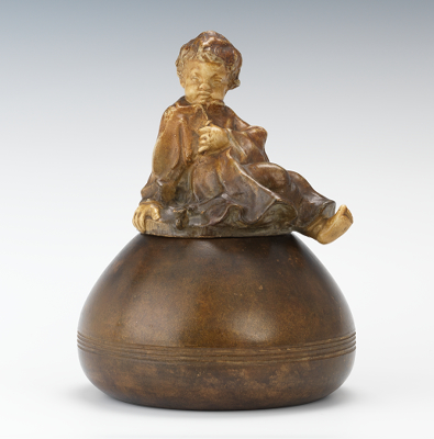 Large Monochrom Child Figural Tobacco 13488c