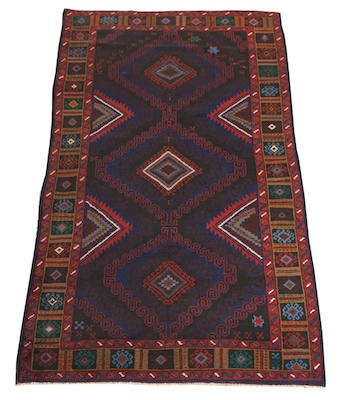 A Balouch Carpet Wool on cotton
