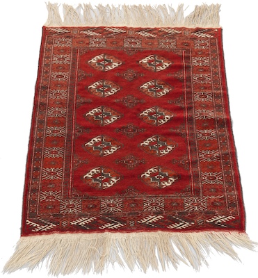 A Turkomen Carpet Thick wool on 1348b3