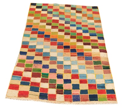 A Kazak Style Carpet A colorful