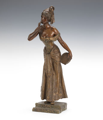 A French Bronze Patinated Spelter 134922