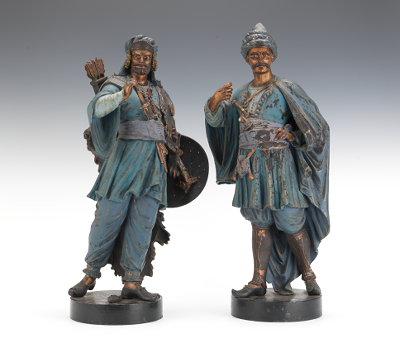 A Pair of Orientalist Spelter Figures 134928